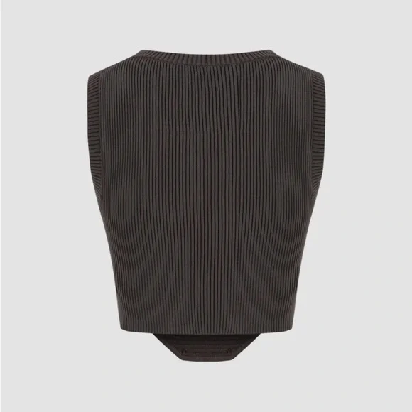 Rib knit tank top - Picture 2 of 9